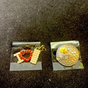Two women golf pendants.